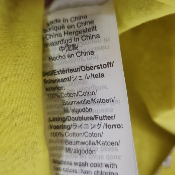 J. CREW | Pleated shorts with ring-buckle belt Liberty print Yellow Sz 4 - Picture 6 of 7